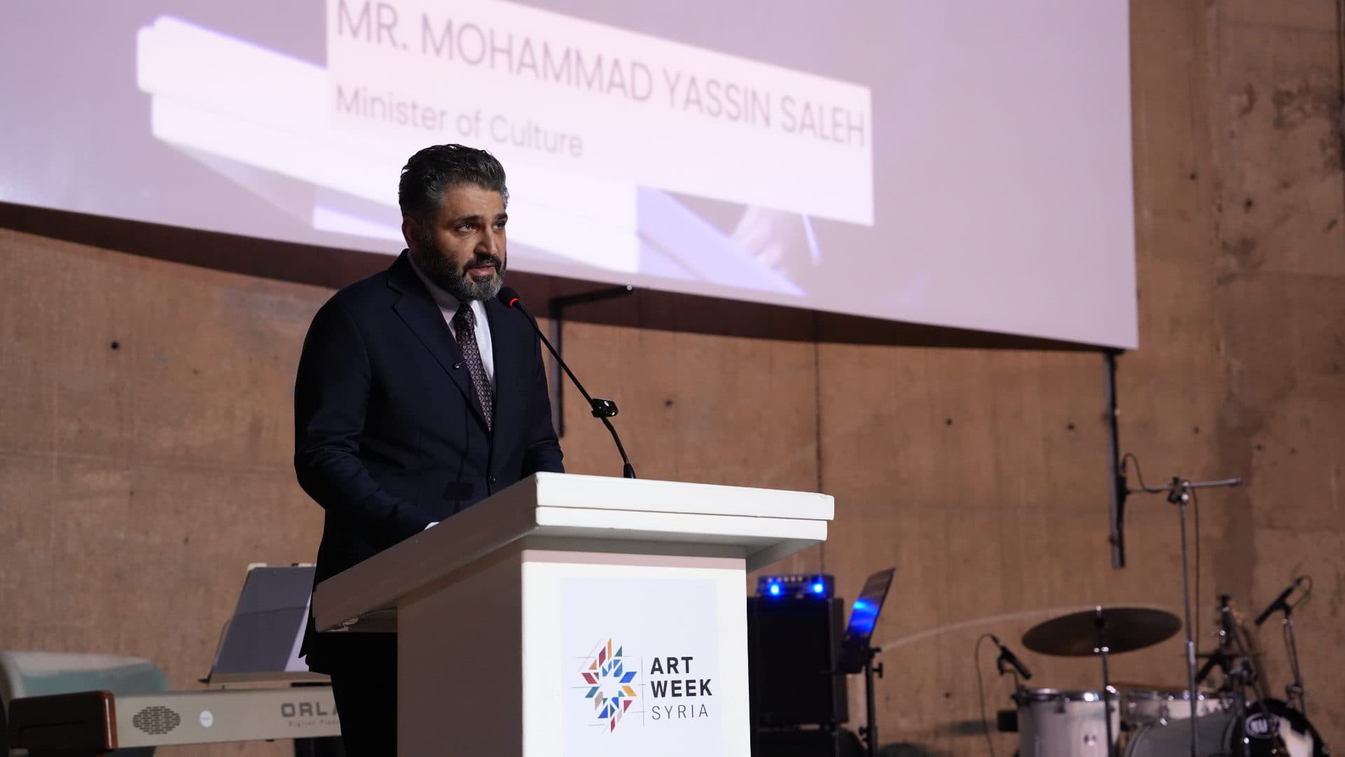 In the presence of a high-ranking official and diplomat...the opening of the first edition of the activities of “Art Week in Syria” - 1