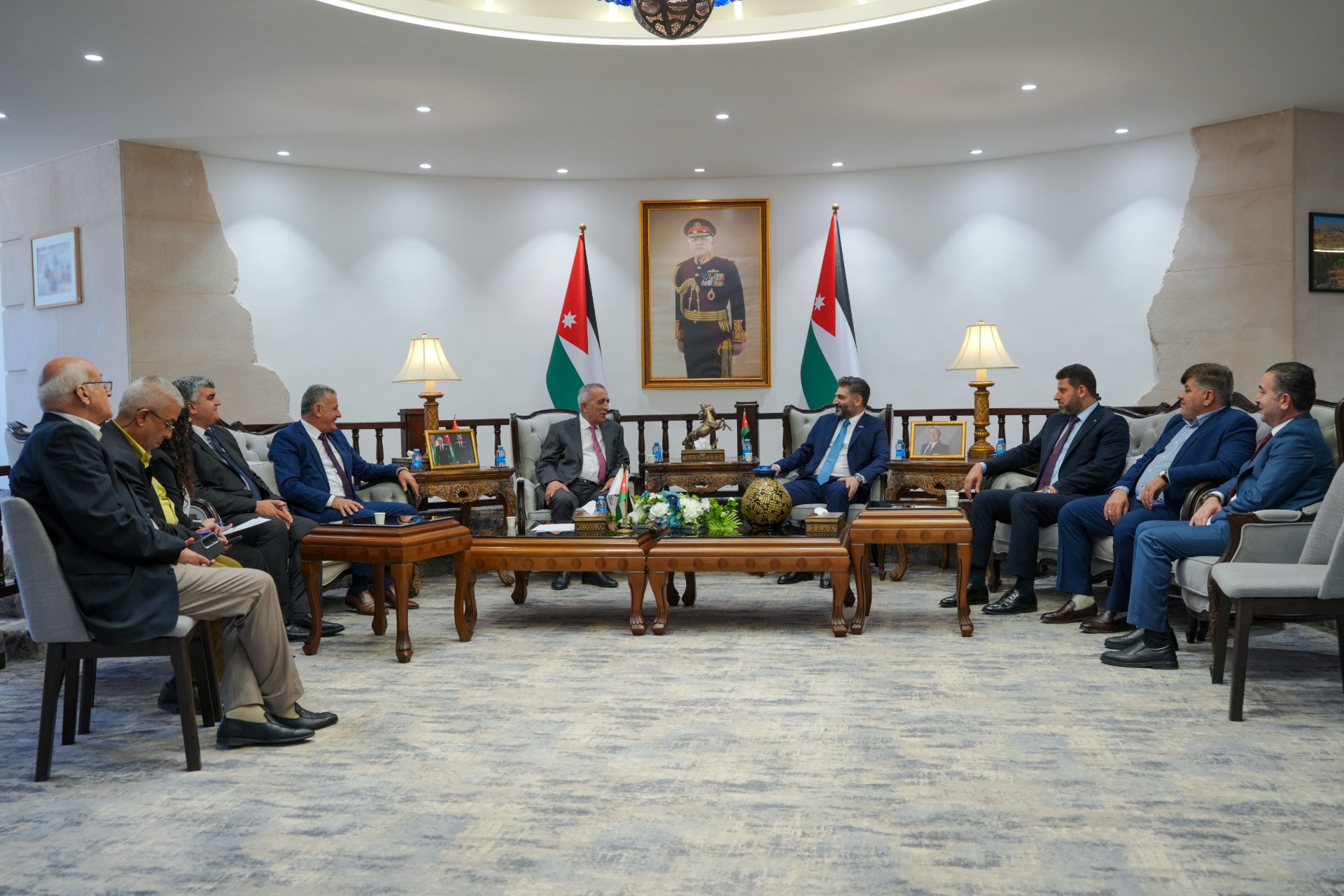 The Minister of Culture discusses with his Jordanian counterpart the strengthening of cultural cooperation and reviews Jordanian cultural institutions